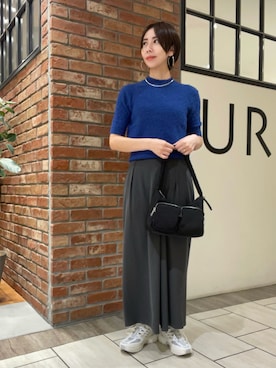 「URBAN RESEARCH ROSSO WOMEN（アーバンリサーチ　ロッソ）のアイテム」を使った、ひとみさん（レディース・164cm）の夏コーディネート