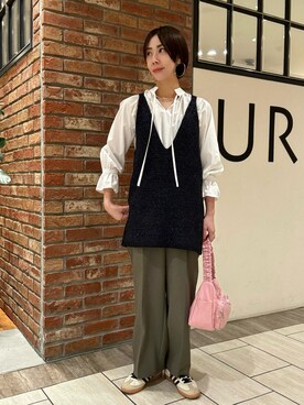 「URBAN RESEARCH ROSSO WOMEN（アーバンリサーチ　ロッソ）のアイテム」を使った、ひとみさん（レディース・164cm）の秋コーディネート