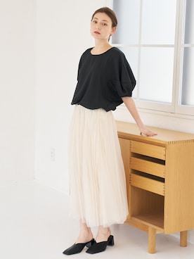 「a:mure（アミュール）のアイテム」を使った、amureofficialさん（レディース・164cm）の夏コーディネート