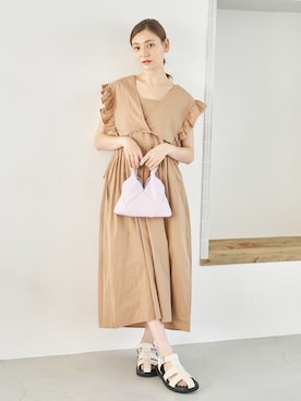 「a:mure（アミュール）のアイテム」を使った、amureofficialさん（レディース・164cm）の夏コーディネート