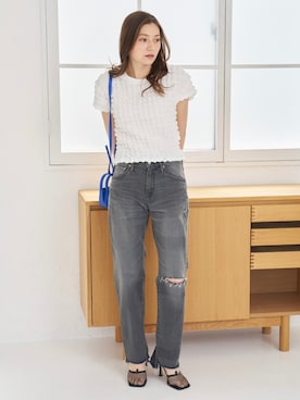 「a:mure（アミュール）のアイテム」を使った、amureofficialさん（レディース・164cm）の夏コーディネート