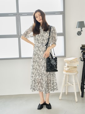 「a:mure（アミュール）のアイテム」を使った、amureofficialさん（レディース・164cm）の夏コーディネート