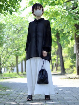 「Discoat」｜「アイテム（サンダル）」を使った、honobonoさん（レディース・153cm）の夏コーディネート