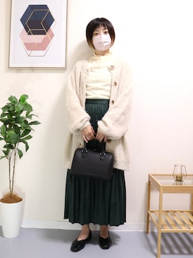 「COMME CA ISM（コムサイズム）のアイテム」を使った、honobonoさん（レディース・153cm）の秋コーディネート