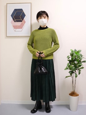 「COMME CA ISM（コムサイズム）のアイテム」を使った、honobonoさん（レディース・153cm）の秋コーディネート