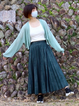 「COMME CA ISM（コムサイズム）のアイテム」を使った、honobonoさん（レディース・153cm）の春コーディネート