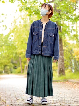 「COMME CA ISM（コムサイズム）のアイテム」を使った、honobonoさん（レディース・153cm）の春コーディネート