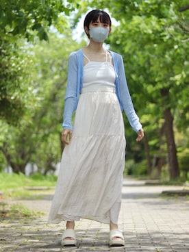 「Discoat」｜「アイテム（サンダル）」を使った、honobonoさん（レディース・153cm）の夏コーディネート