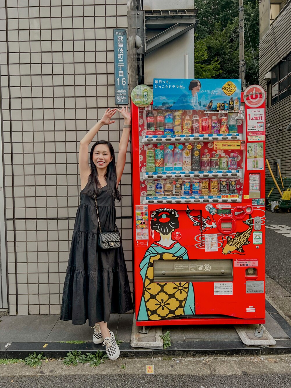 「休日コーデ、秋服準備はじめました、秋、今日のコーデ、着回しコーデ、プチプラ、大人女子、カジュアル」｜「PAZZOのアイテム（ワンピース、ブラック系）」を使った、Anna Wangさん（レディース・158cm）の秋コーディネートの1枚目の写真