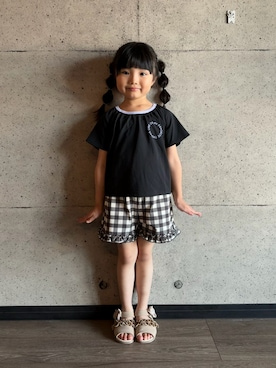「pairmanon（ペアマノン）のアイテム」を使った、oyasumi0712さん（キッズ・110cm）の春コーディネート