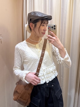 「ハンチング」｜りんさん（レディース・165cm）の春コーディネート
