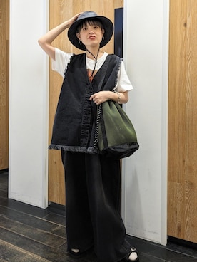 「GANNI」｜mayakatsuraさん（レディース・153cm）の春コーディネート