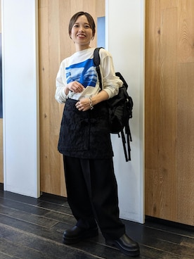 「GANNI」｜mayakatsuraさん（レディース・153cm）の夏コーディネート