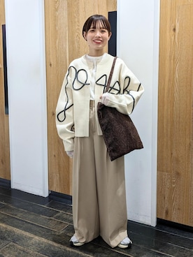 「イエベ春」｜mayakatsuraさん（レディース・153cm）の冬コーディネート