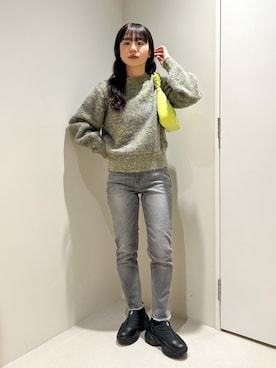 「JW PEI（ジェイダブリューペイ）のアイテム」を使った、マチダ　ユイさん（レディース・158cm）の冬コーディネート