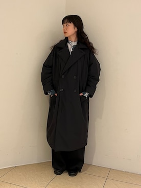 「NANO universe（ナノユニバース）のアイテム（ダウンジャケット/コート）」を使った、マチダ　ユイさん（レディース・158cm）の秋コーディネート