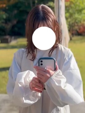 「Louere（ルエレ）のアイテム（セットアップ）」を使った、 かすさん（レディース・158cm）の秋コーディネート