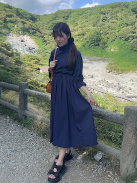 「アイテム（ヘアアクセサリー）」を使った、さつまいもさん（レディース・155cm）の夏コーディネート