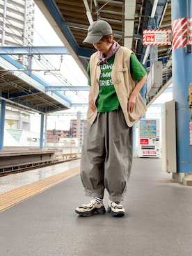 「Samansa Mos2（サマンサ モスモス）のアイテム」を使った、ike mieさん（レディース・158cm）の秋コーディネート