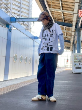 「no brand（ノーブランド）のアイテム」を使った、ike mieさん（レディース・158cm）の夏コーディネート
