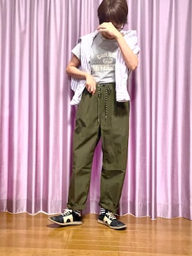 「夏のTシャツフェス」｜ike mieさん（レディース・158cm）の夏コーディネート