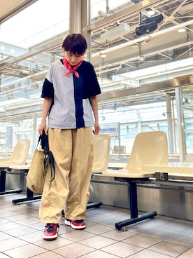 「アイテム（財布/小物）」を使った、ike mieさん（レディース・158cm・50代）の夏コーディネート