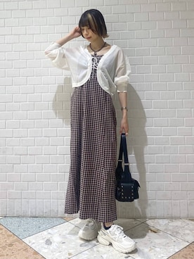 matsuさん（レディース・156cm・20代）の夏コーディネート