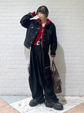 「PAGEBOY（ページボーイ）のアイテム（アクセサリー）」を使った、matsuさん（レディース・156cm）の秋コーディネート