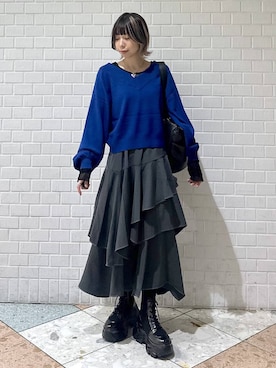 「PAGEBOY（ページボーイ）のアイテム（アクセサリー）」を使った、matsuさん（レディース・156cm）の秋コーディネート