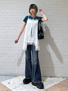 matsuさん（レディース・156cm）の夏コーディネート