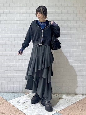「PAGEBOY（ページボーイ）のアイテム（トートバッグ）」を使った、matsuさん（レディース・156cm）の夏コーディネート