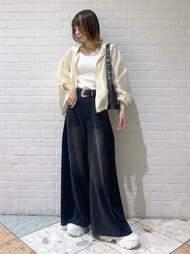 「PAGEBOY（ページボーイ）のアイテム（ブルゾン）」を使った、matsuさん（レディース・156cm）の春コーディネート