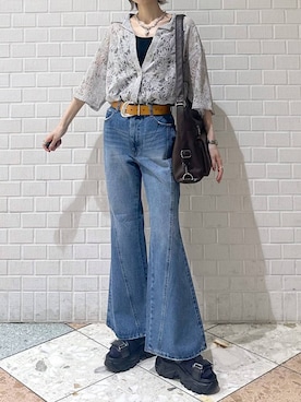 matsuさん（レディース・156cm）の春コーディネート