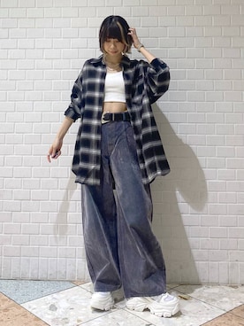 「アイテム（キャミソール）」を使った、matsuさん（レディース・156cm・20代）の夏コーディネート