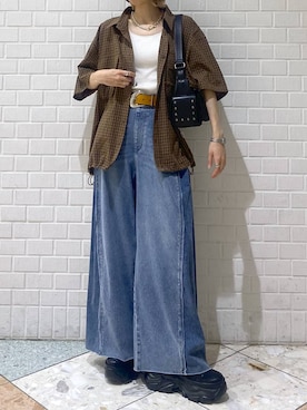「PAGEBOY」｜matsuさん（レディース・156cm）の夏コーディネート