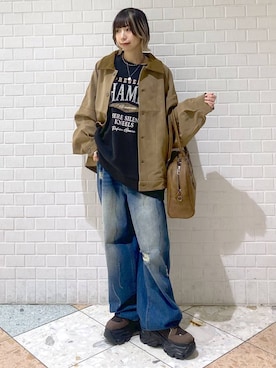 「PAGEBOY（ページボーイ）のアイテム」を使った、matsuさん（レディース・156cm）の秋コーディネート