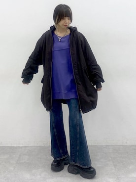 「アイテム（ブルゾン）」を使った、matsuさん（レディース・156cm・20代）の秋コーディネート