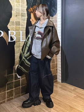 matsuさん（レディース・156cm）の秋コーディネート