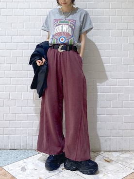 「アイテム（シューズ）」を使った、matsuさん（レディース・156cm・20代）の夏コーディネート