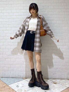 「PAGEBOY（ページボーイ）の【ステンレス素材】ロングボールチェーンネックレス（ネックレス）」を使った、matsuさん（レディース・156cm）の夏コーディネート