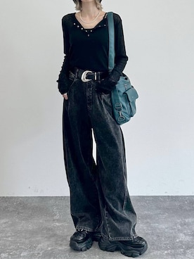 matsuさん（レディース・156cm）の冬コーディネート