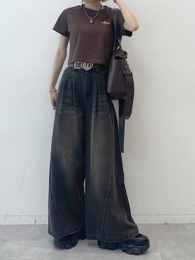 「PAGEBOY（ページボーイ）のアイテム」を使った、matsuさん（レディース・156cm）の夏コーディネート