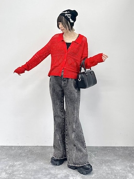 「PAGEBOY（ページボーイ）のアイテム（帽子）」を使った、matsuさん（レディース・156cm）の冬コーディネート