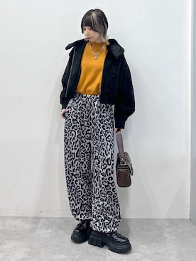 「PAGEBOY（ページボーイ）のアイテム（アクセサリー）」を使った、matsuさん（レディース・156cm）の秋コーディネート