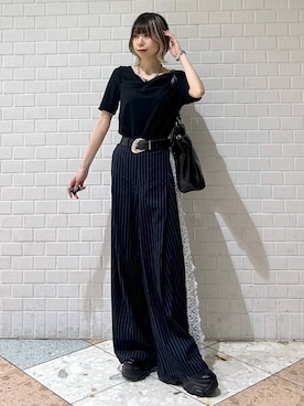「PAGEBOY（ページボーイ）のアイテム」を使った、matsuさん（レディース・156cm）の夏コーディネート
