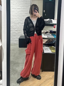 「PAGEBOY（ページボーイ）のアイテム（パンツ）」を使った、matsuさん（レディース・156cm）の春コーディネート