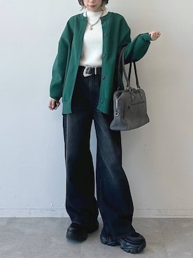 matsuさん（レディース・156cm）の冬コーディネート