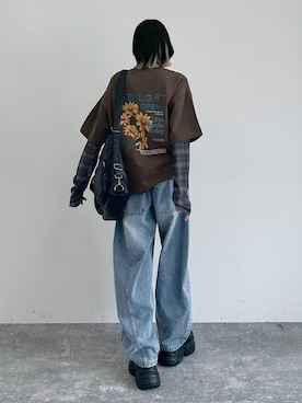 「PAGEBOY（ページボーイ）のアイテム（アクセサリー）」を使った、matsuさん（レディース・156cm）の春コーディネート