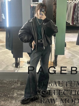「PAGEBOY（ページボーイ）のアイテム（アクセサリー）」を使った、matsuさん（レディース・156cm）の秋コーディネート