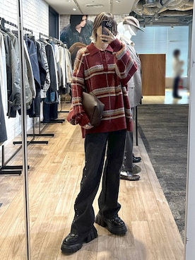 「PBLIM（ページボーイリム）のアイテム」を使った、matsuさん（レディース・156cm）の秋コーディネート